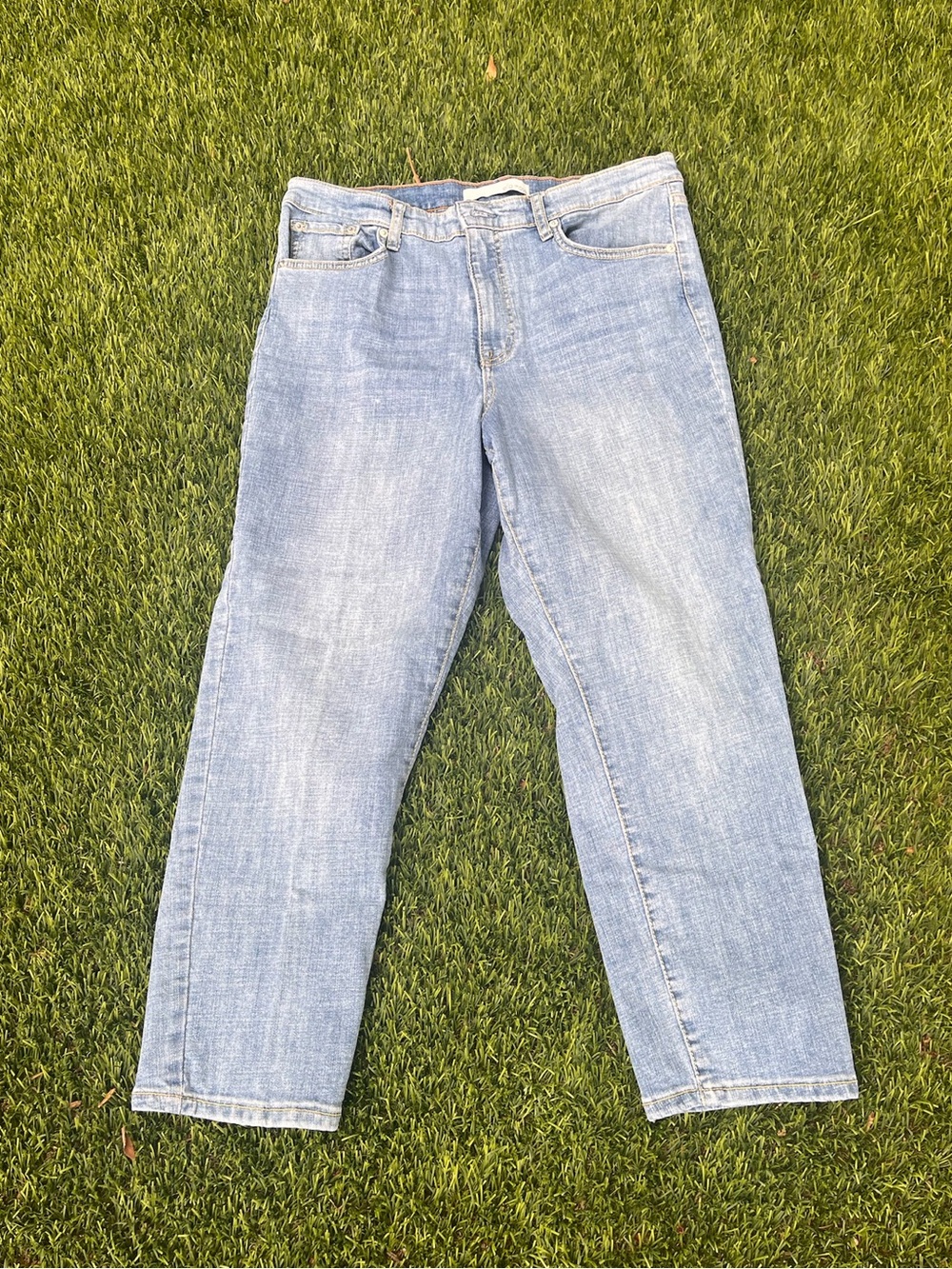 Ella Moss "Highwaist Straight" cropped junior jeans - Junior Size 14/32